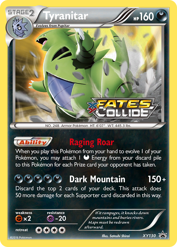 Tyranitar (XY130) [XY: Black Star Promos] | Exor Games New Glasgow