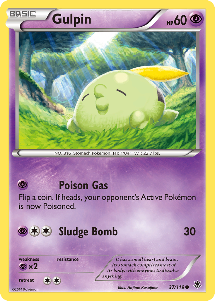 Gulpin (37/119) [XY: Phantom Forces] | Exor Games New Glasgow