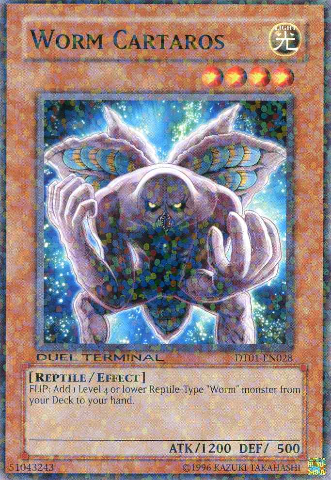 Worm Cartaros [DT01-EN028] Parallel Rare | Exor Games New Glasgow
