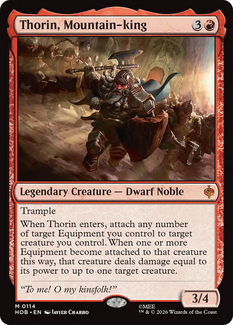 Thorin, Mountain-king [The Hobbit] | Exor Games New Glasgow