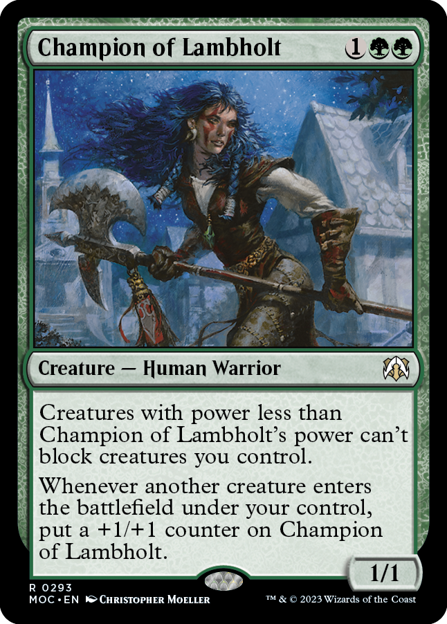 Champion of Lambholt [March of the Machine Commander] | Exor Games New Glasgow