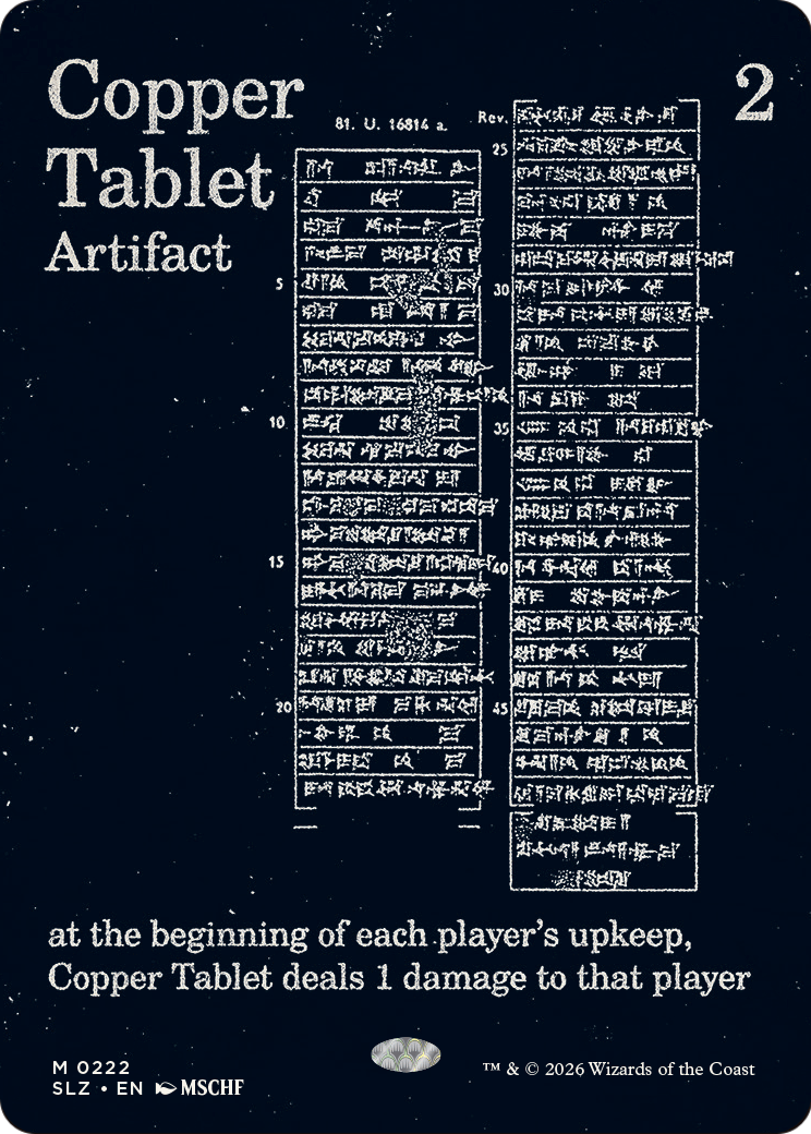 Copper Tablet (0222) [Secret Lair x MSCHF: The Zeta Set] | Exor Games New Glasgow