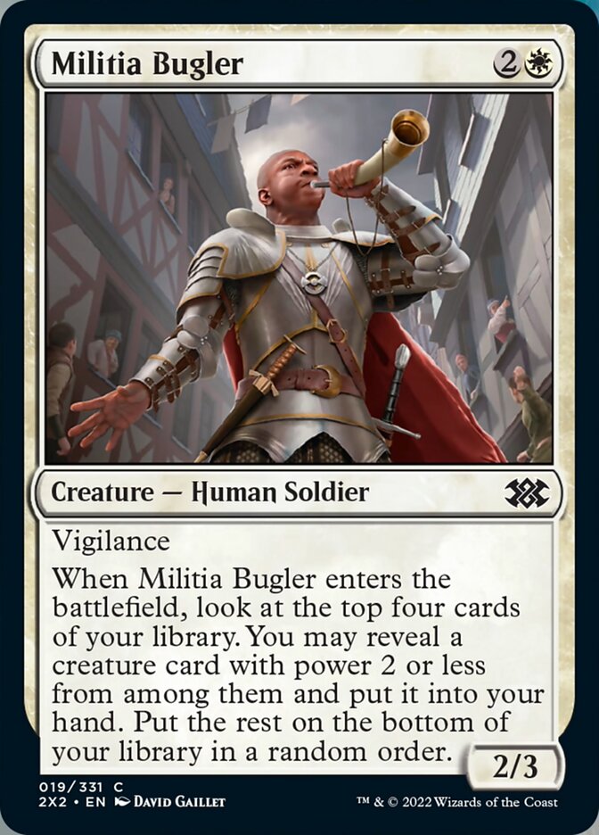 Militia Bugler [Double Masters 2022] | Exor Games New Glasgow