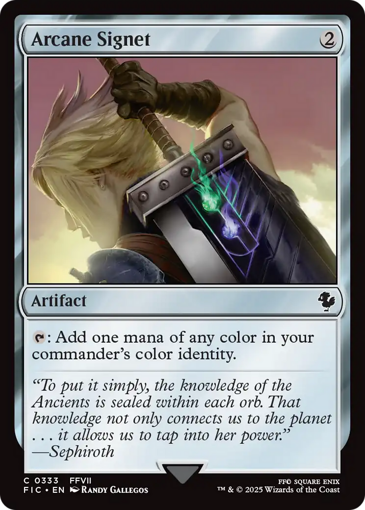 Arcane Signet (0333) [FINAL FANTASY Commander] | Exor Games New Glasgow