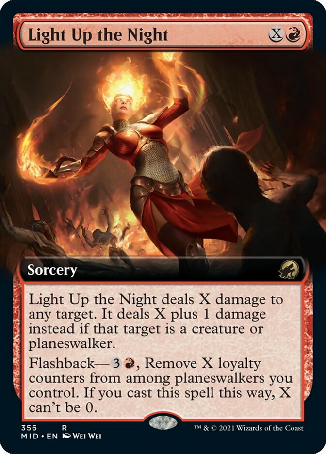Light Up the Night (Extended Art) [Innistrad: Midnight Hunt] | Exor Games New Glasgow