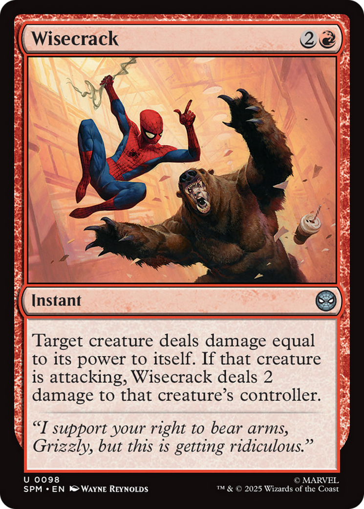 Wisecrack [Marvel's Spider-Man] | Exor Games New Glasgow