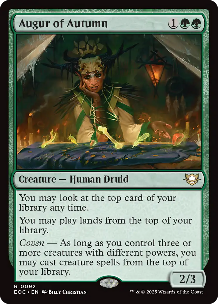 Augur of Autumn [Edge of Eternities Commander] | Exor Games New Glasgow