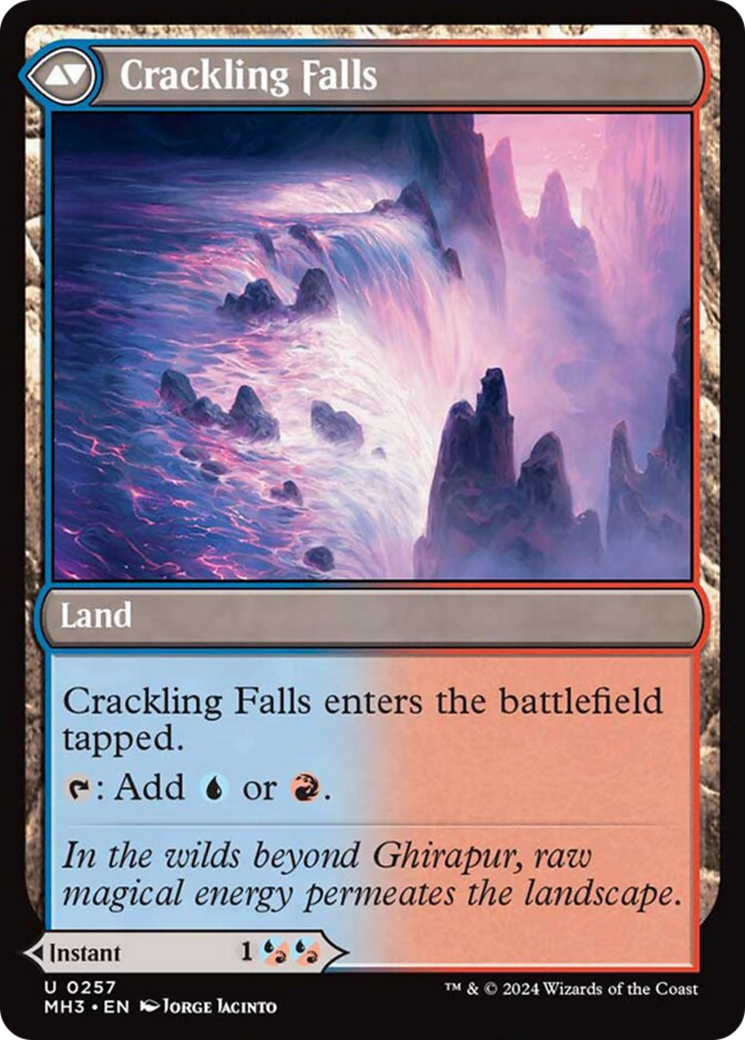 Rush of Inspiration // Crackling Falls [Modern Horizons 3] | Exor Games New Glasgow