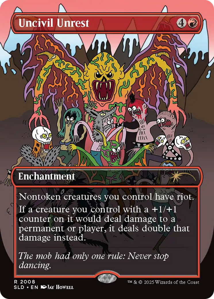Uncivil Unrest (Rainbow Foil) [Secret Lair Drop Series] | Exor Games New Glasgow