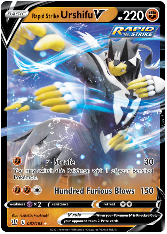 Rapid Strike Urshifu V (087/163) [Sword & Shield: Battle Styles] | Exor Games New Glasgow