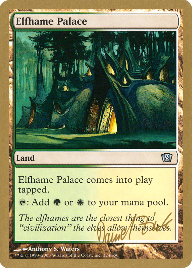 Elfhame Palace (Daniel Zink) [World Championship Decks 2003] | Exor Games New Glasgow