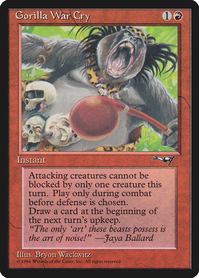 Gorilla War Cry (Red Rattle Drum) [Alliances] | Exor Games New Glasgow