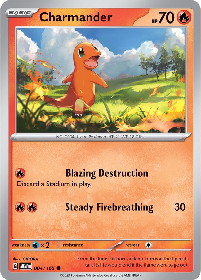 Charmander (004/165) [Scarlet & Violet 151] | Exor Games New Glasgow