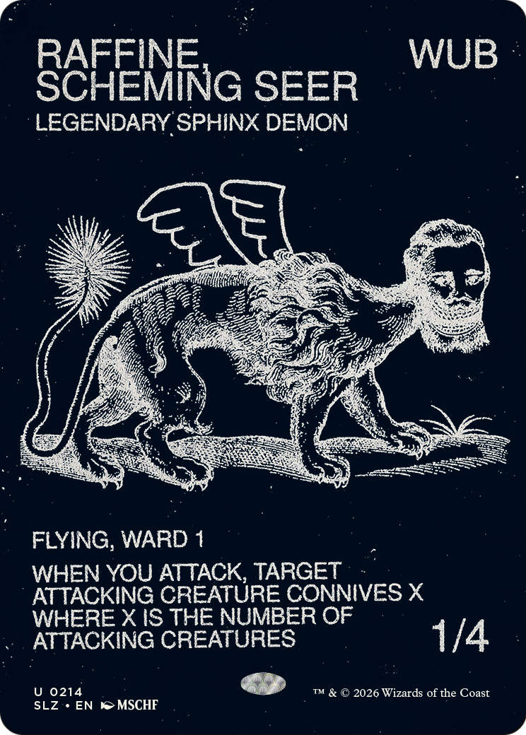 Raffine, Scheming Seer (0214) [Secret Lair x MSCHF: The Zeta Set] | Exor Games New Glasgow