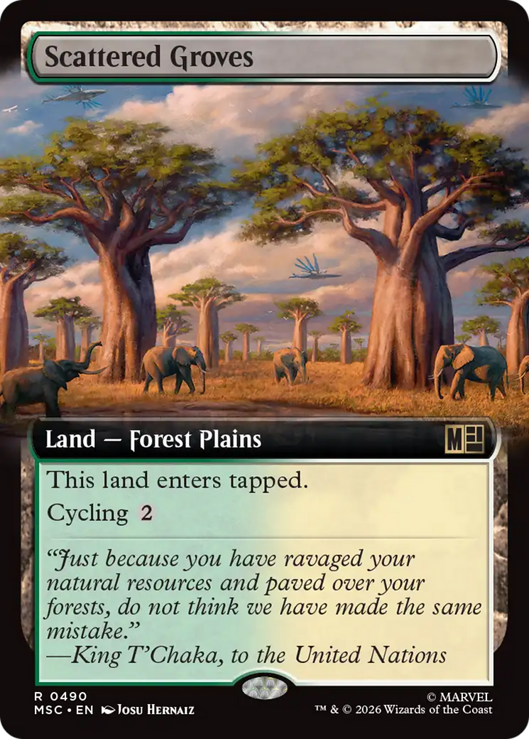 Scattered Groves (Extended Art) [Marvel Super Heroes Commander] | Exor Games New Glasgow