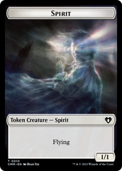 Spirit (0010) // Construct (0041) Double-Sided Token [Commander Masters Tokens] | Exor Games New Glasgow