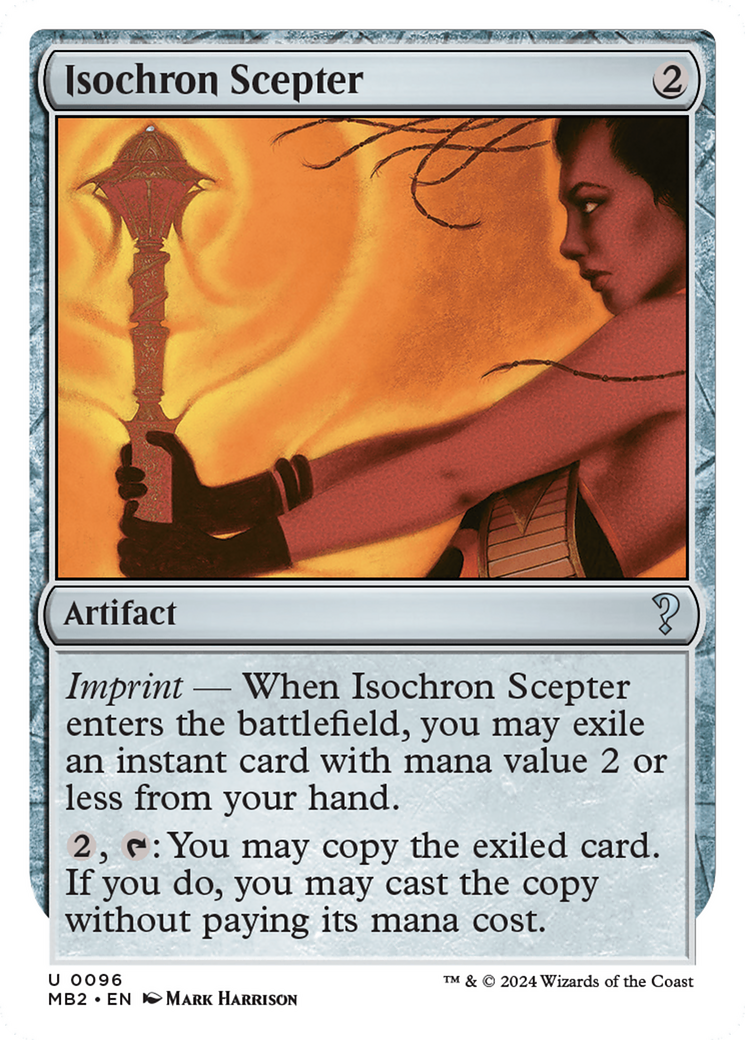 Isochron Scepter (White Border) [Mystery Booster 2] | Exor Games New Glasgow