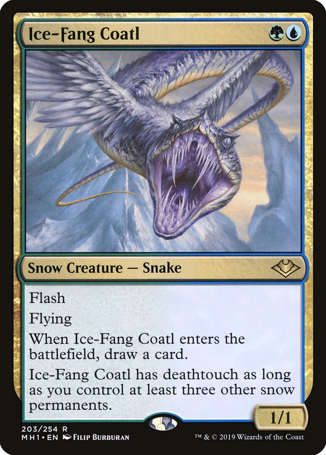 Ice-Fang Coatl [Modern Horizons] | Exor Games New Glasgow