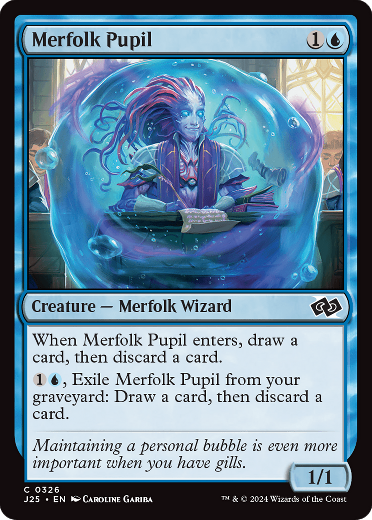 Merfolk Pupil [Foundations Jumpstart] | Exor Games New Glasgow