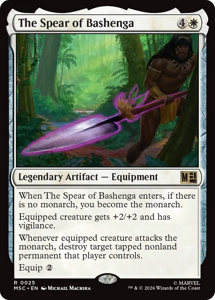 The Spear of Bashenga [Marvel Super Heroes Commander] | Exor Games New Glasgow