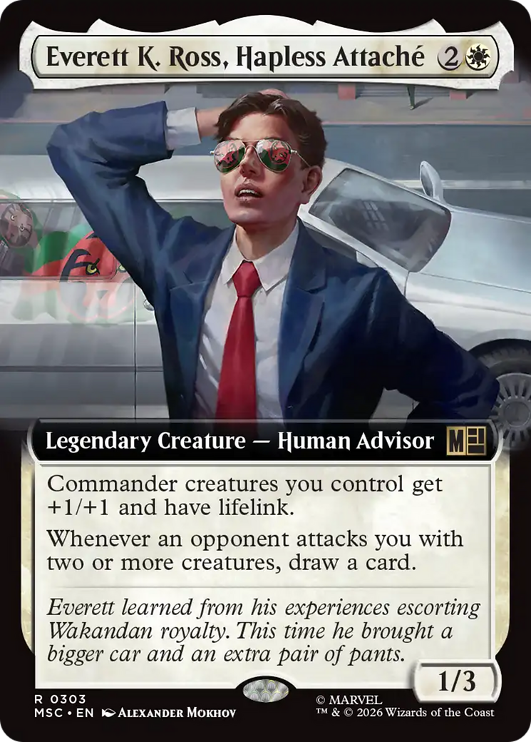 Everett K. Ross, Hapless Attache (Extended Art) [Marvel Super Heroes Commander] | Exor Games New Glasgow