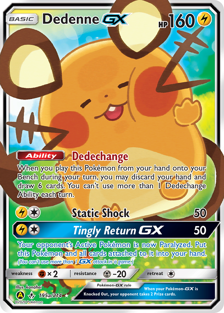 Dedenne GX (195a/214) [Alternate Art Promos] | Exor Games New Glasgow