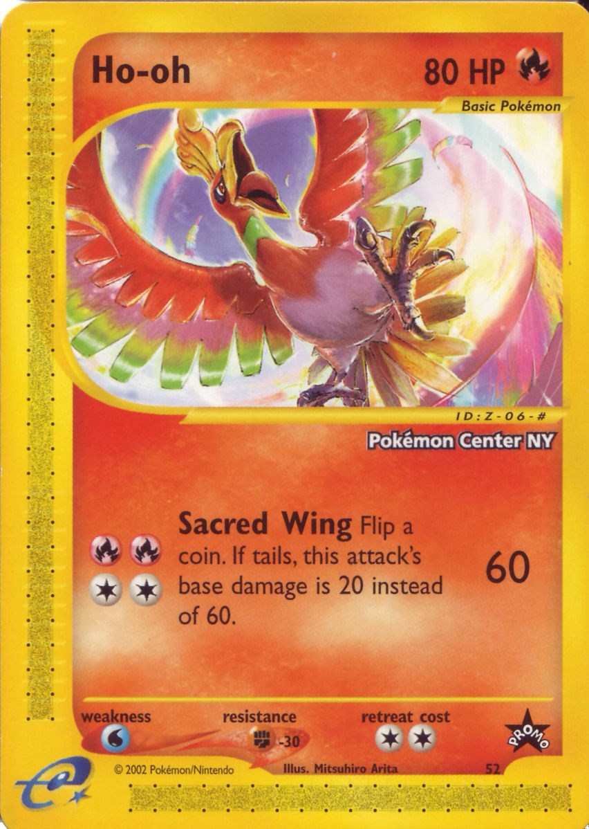 Ho-oh (52) (Pokemon Center NY Promo) [Wizards of the Coast: Black Star Promos] | Exor Games New Glasgow