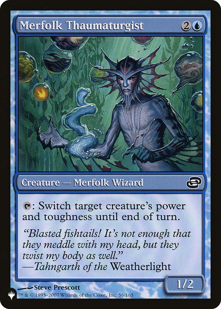 Merfolk Thaumaturgist [The List Reprints] | Exor Games New Glasgow