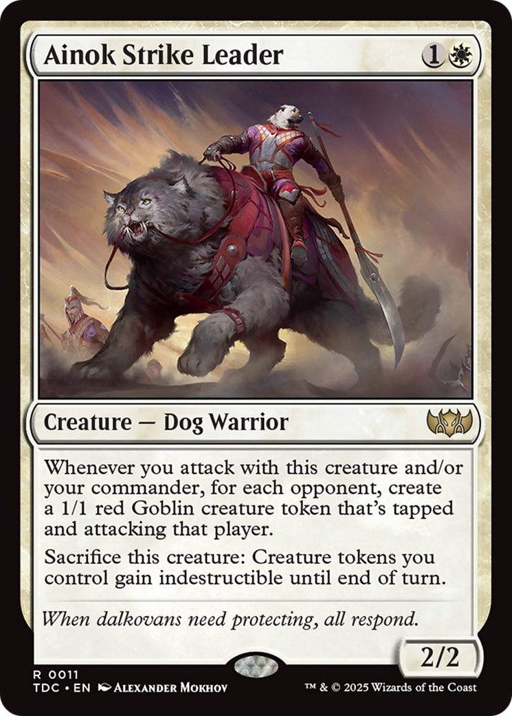 Ainok Strike Leader [Tarkir: Dragonstorm Commander] | Exor Games New Glasgow