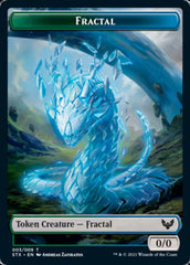 Fractal // Pest Double-Sided Token [Strixhaven: School of Mages Tokens] | Exor Games New Glasgow