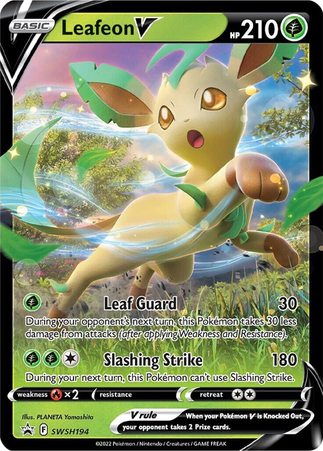 Leafeon V (SWSH194) [Sword & Shield: Black Star Promos] | Exor Games New Glasgow