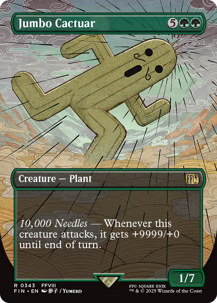 Jumbo Cactuar (Borderless) [FINAL FANTASY] | Exor Games New Glasgow