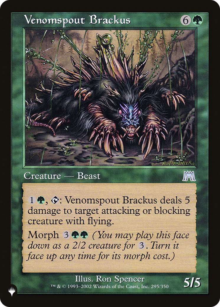 Venomspout Brackus [The List Reprints] | Exor Games New Glasgow