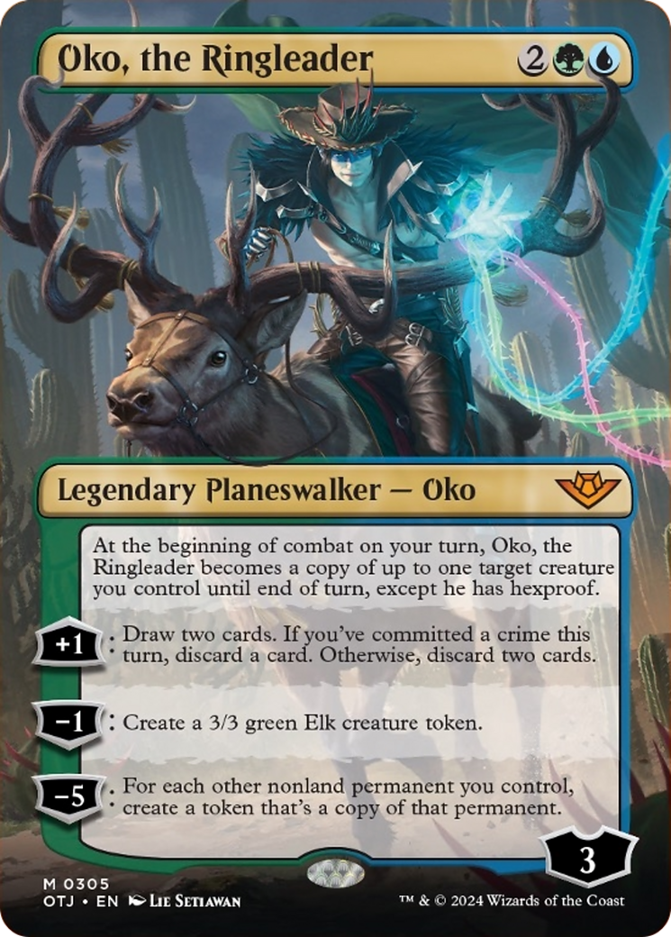 Oko, the Ringleader (Borderless) [Outlaws of Thunder Junction] | Exor Games New Glasgow