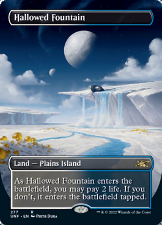 Hallowed Fountain (Borderless) [Unfinity] | Exor Games New Glasgow