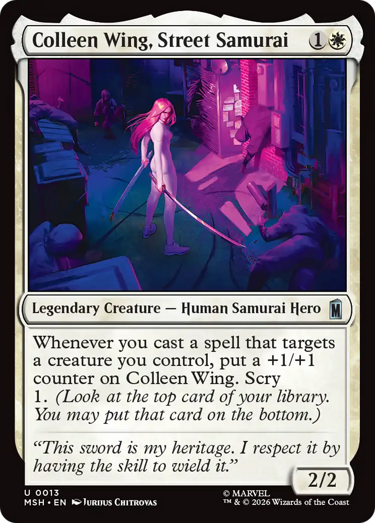Colleen Wing, Street Samurai [Marvel Super Heroes] | Exor Games New Glasgow