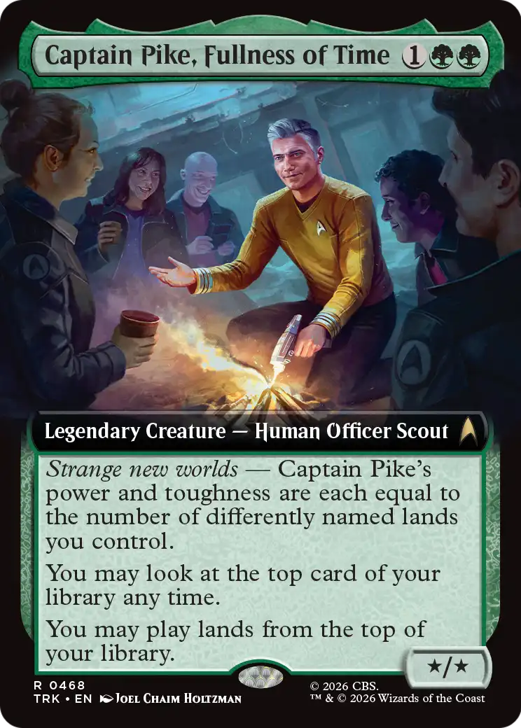 Captain Pike, Fullness of Time (Extended Art) [Star Trek] | Exor Games New Glasgow