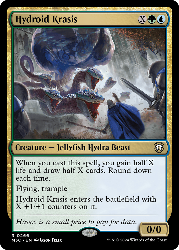 Hydroid Krasis (Ripple Foil) [Modern Horizons 3 Commander] | Exor Games New Glasgow