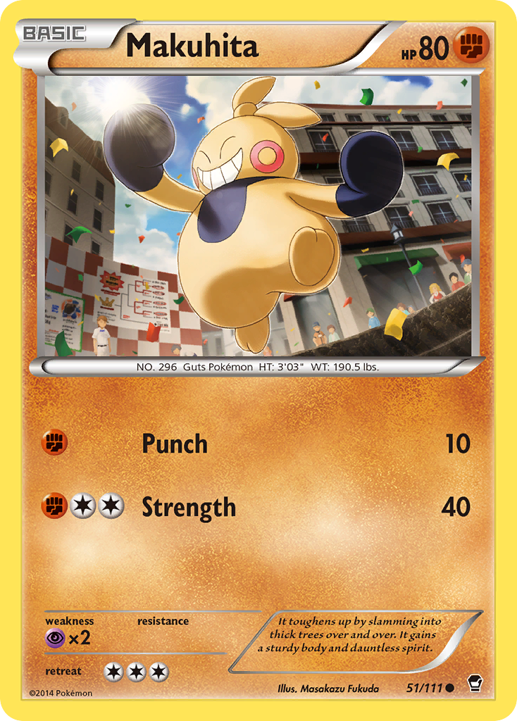 Makuhita (51/111) [XY: Furious Fists] | Exor Games New Glasgow