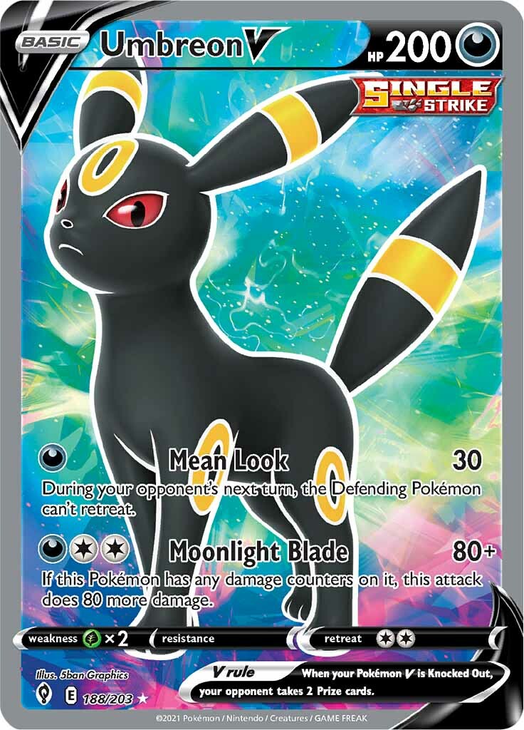 Umbreon V (188/203) [Sword & Shield: Evolving Skies] | Exor Games New Glasgow