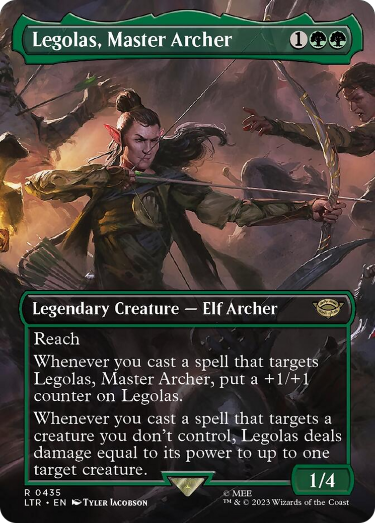 Legolas, Master Archer (Borderless Alternate Art) [The Lord of the Rings: Tales of Middle-Earth] | Exor Games New Glasgow