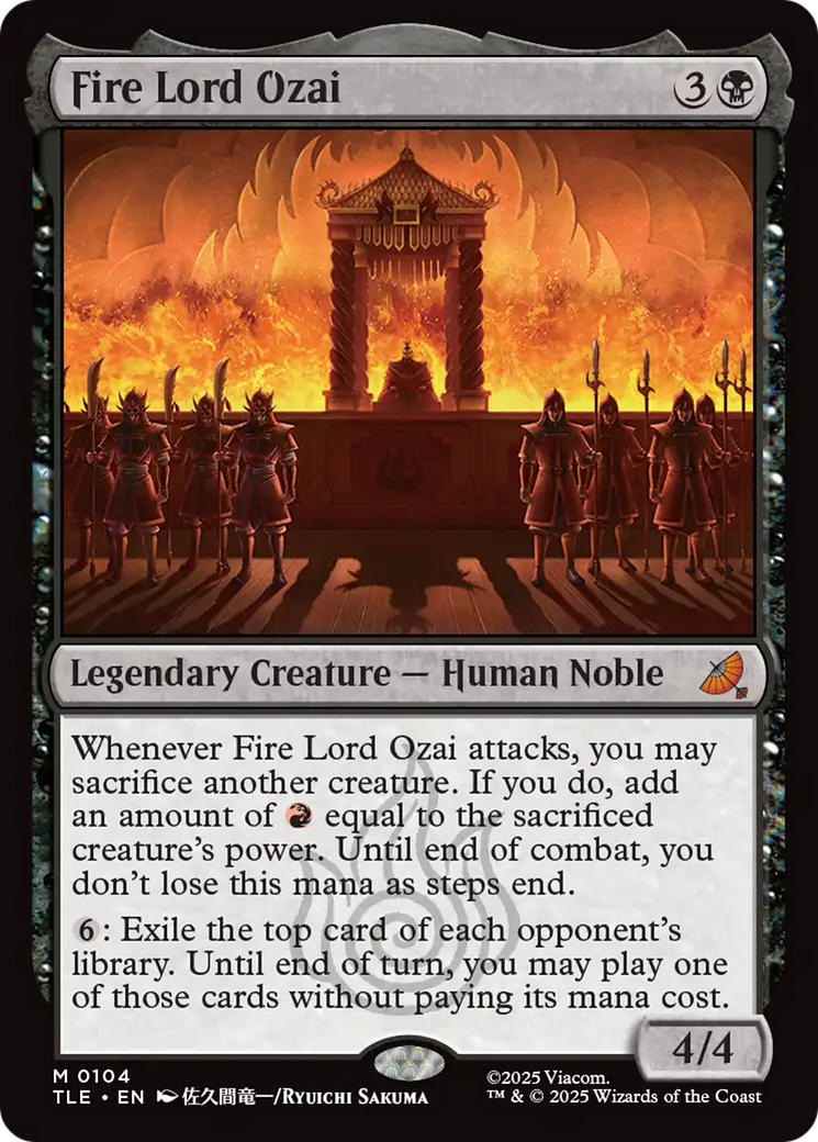 Fire Lord Ozai [Avatar: The Last Airbender: Eternal-Legal] | Exor Games New Glasgow
