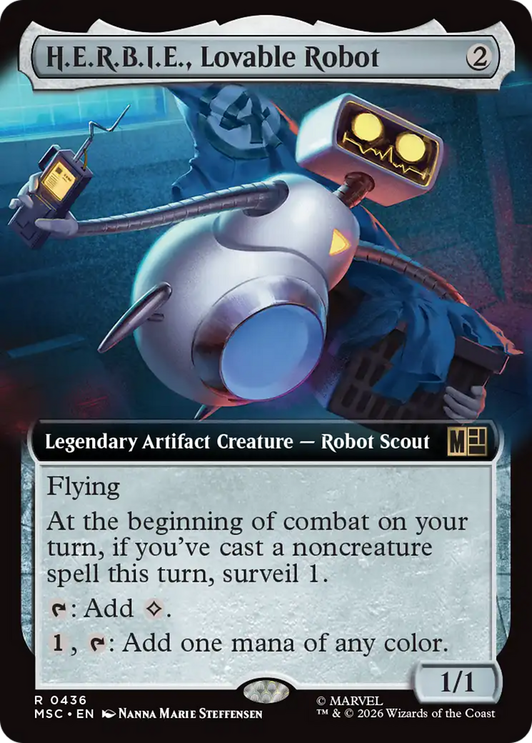 H.E.R.B.I.E., Lovable Robot (Extended Art) [Marvel Super Heroes Commander] | Exor Games New Glasgow