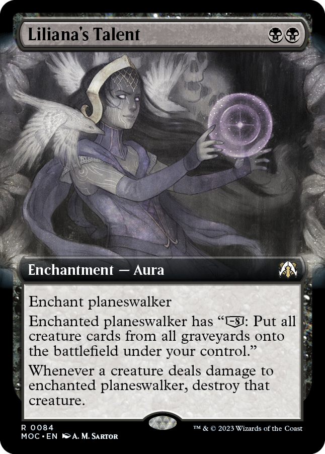 Liliana's Talent (Extended Art) [March of the Machine Commander] | Exor Games New Glasgow