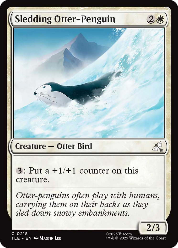 Sledding Otter-Penguin [Avatar: The Last Airbender: Eternal-Legal] | Exor Games New Glasgow