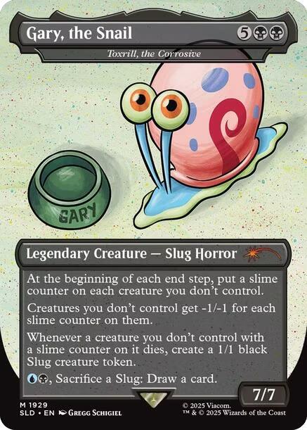 Gary, the Snail - Toxrill, the Corrosive [Secret Lair Drop Series] | Exor Games New Glasgow