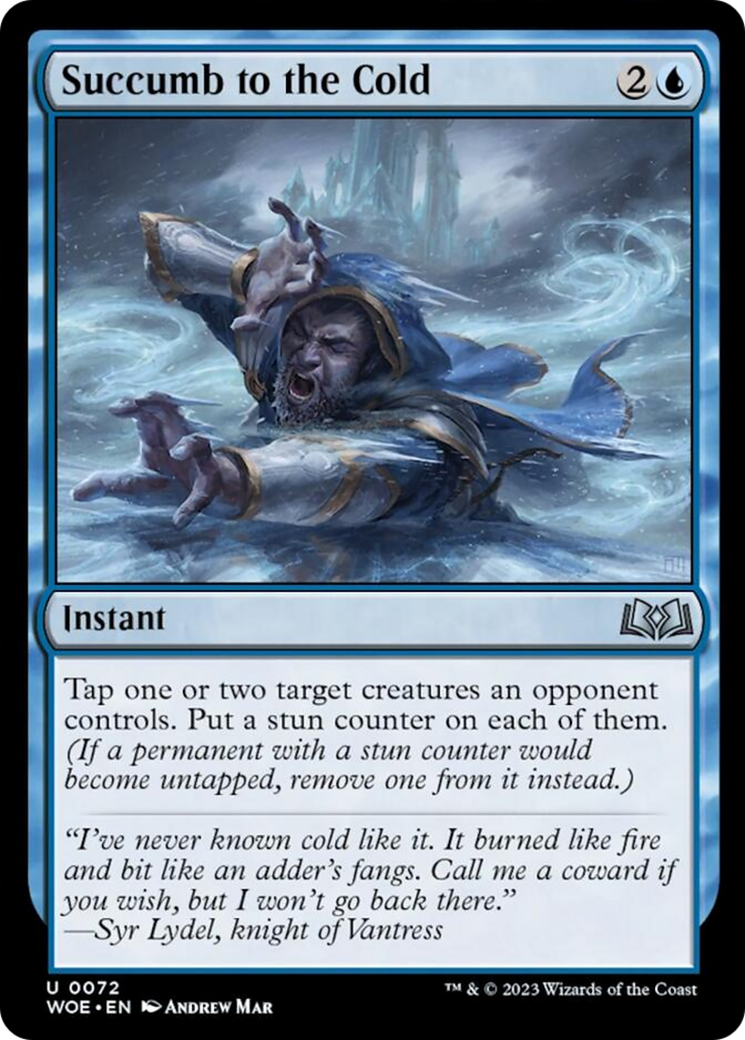 Succumb to the Cold [Wilds of Eldraine] | Exor Games New Glasgow