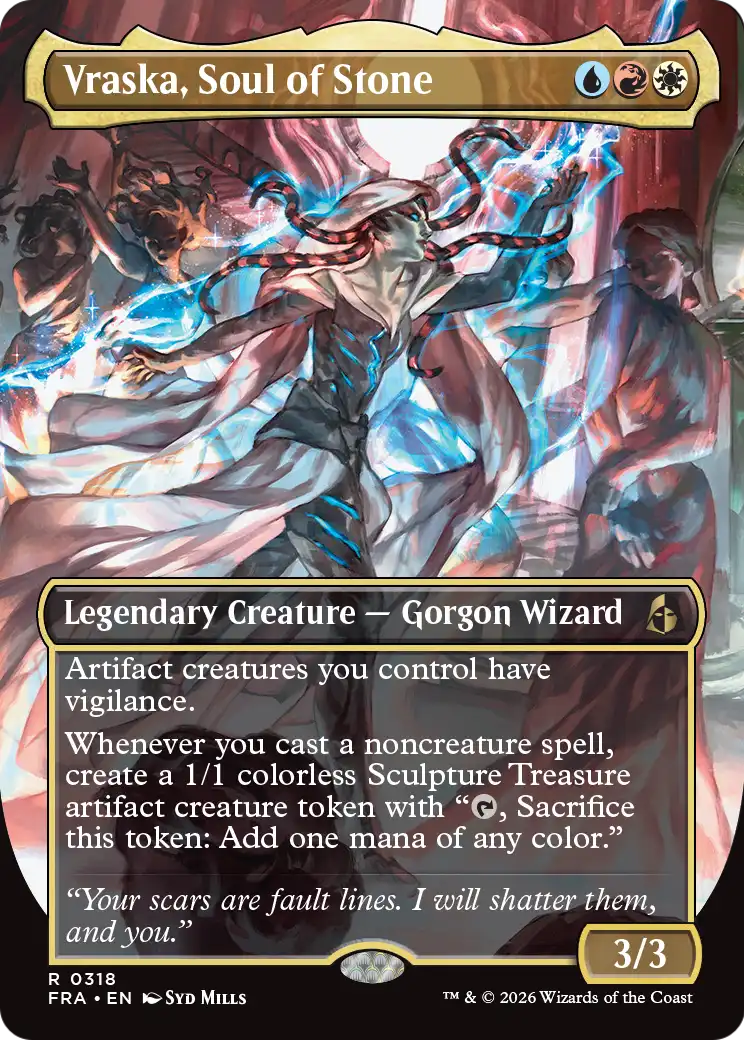 Vraska, Soul of Stone (Borderless) [Reality Fracture] | Exor Games New Glasgow
