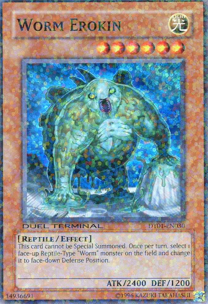 Worm Erokin [DT01-EN030] Super Rare | Exor Games New Glasgow