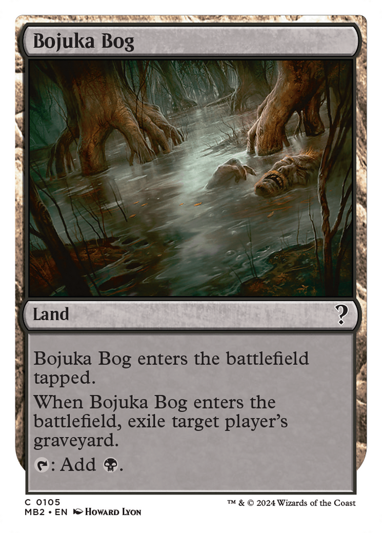 Bojuka Bog (White Border) [Mystery Booster 2] | Exor Games New Glasgow